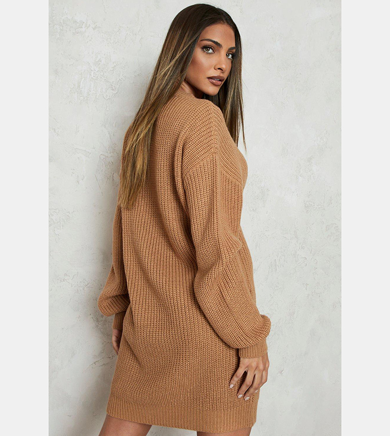 Camel hotsell sweater dress