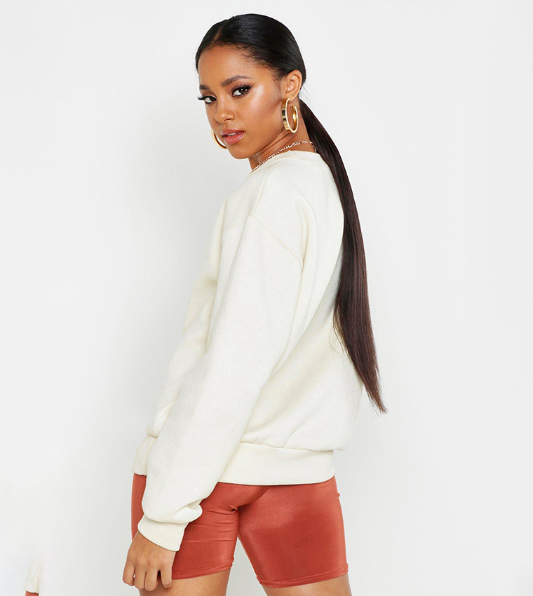 Buy Boohoo Basic Slinky Cycling Shorts In Brown 6thStreet Qatar