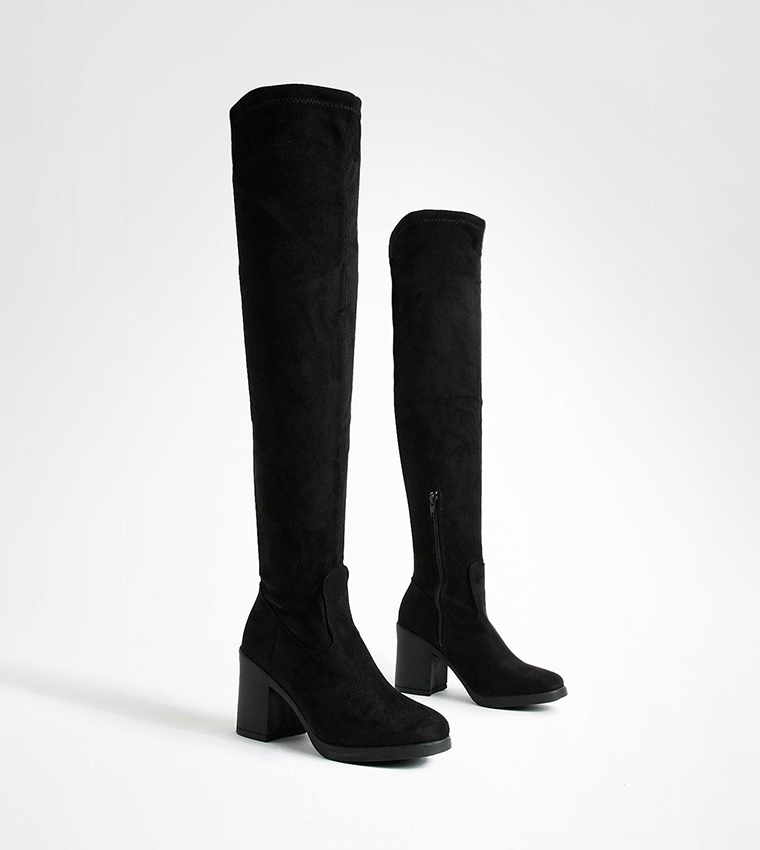 Chunky Over The Knee High Boots