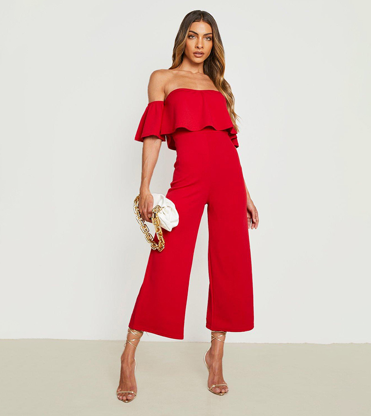 Ruffle culotte jumpsuit online