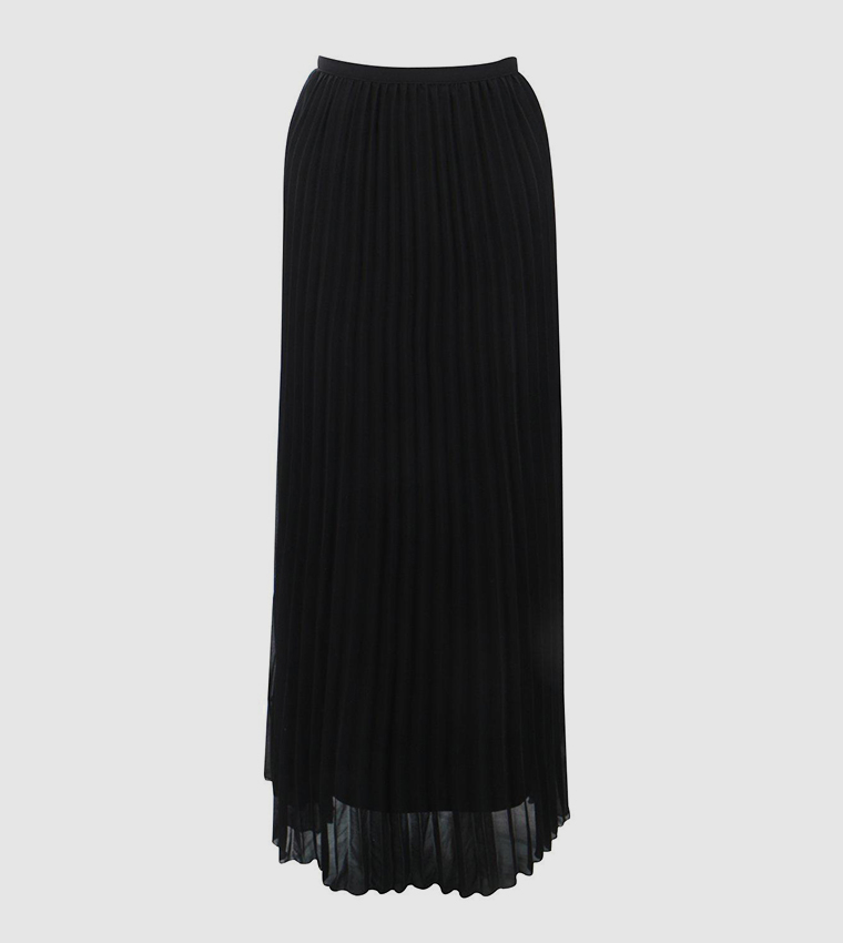 Chiffon pleated clearance maxi skirt boohoo