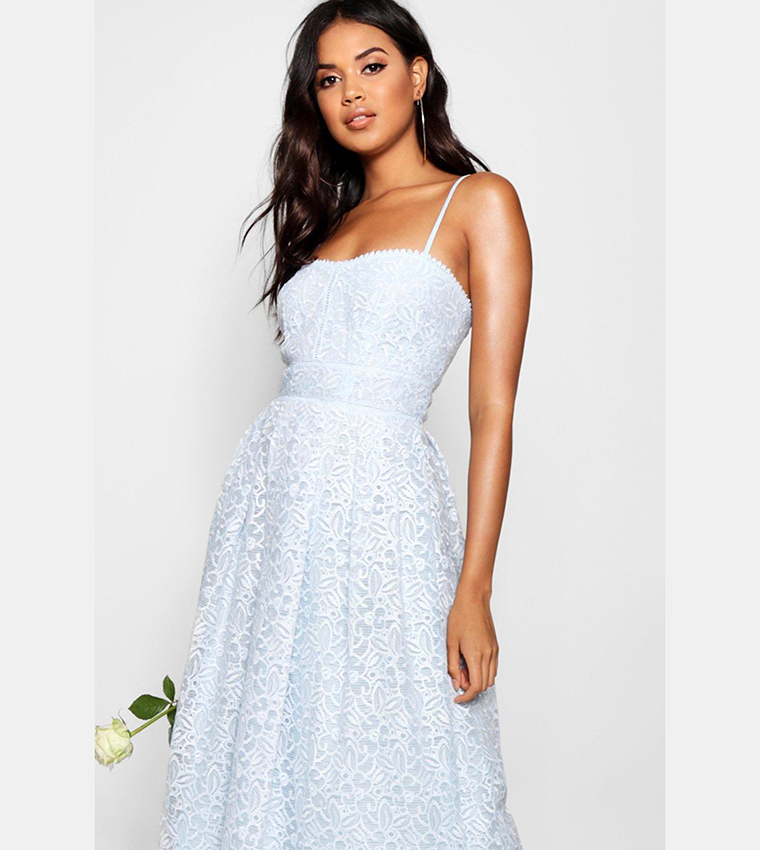 green emerald velvet dress Annalise Pink Bandeau Skater Midi Dress – Club L London