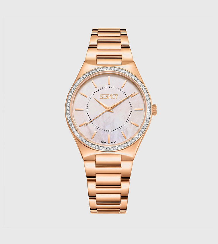 Embellished Analog Watch