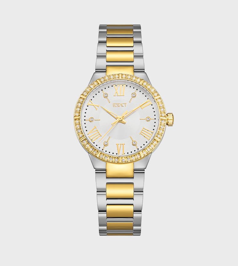 2035 Movement Round Dial Analong Watch