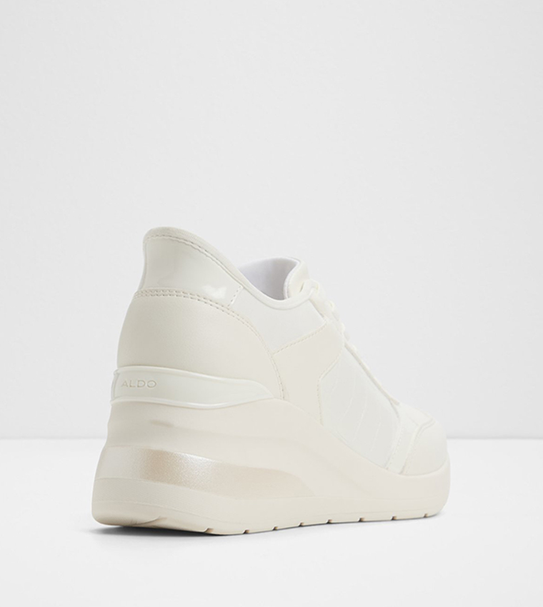 EASYINWEDGE Textured Wedge Sneakers