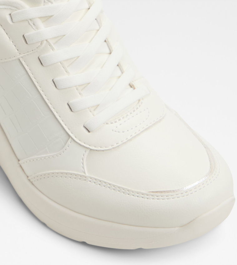 EASYINWEDGE Textured Wedge Sneakers