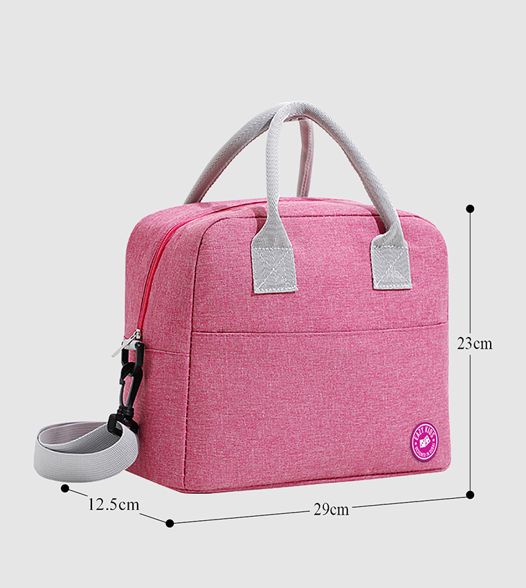 Pink lunch bag insulated outlet
