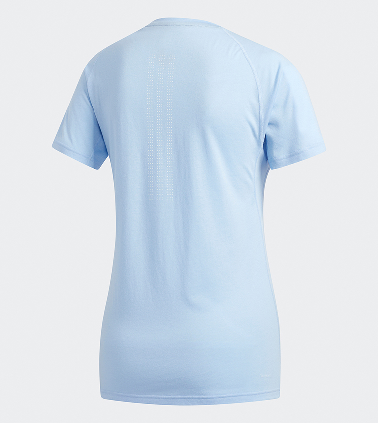 Adidas light blue top on sale