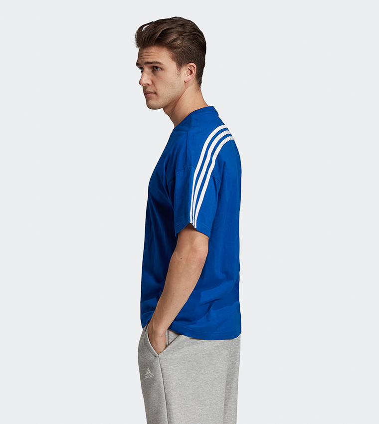 Buy Adidas M MH 3S Tee In Blue 6thStreet Oman