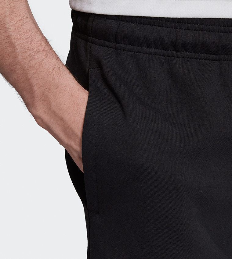 Buy Adidas Must Haves 3 Stripes Shorts Black White In Black 6thStreet Saudi Arabia