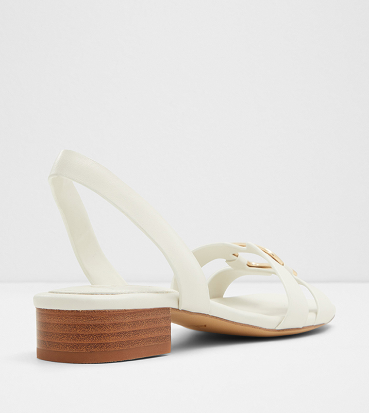 EBALAVER Metal Accent Sling Back Sandals