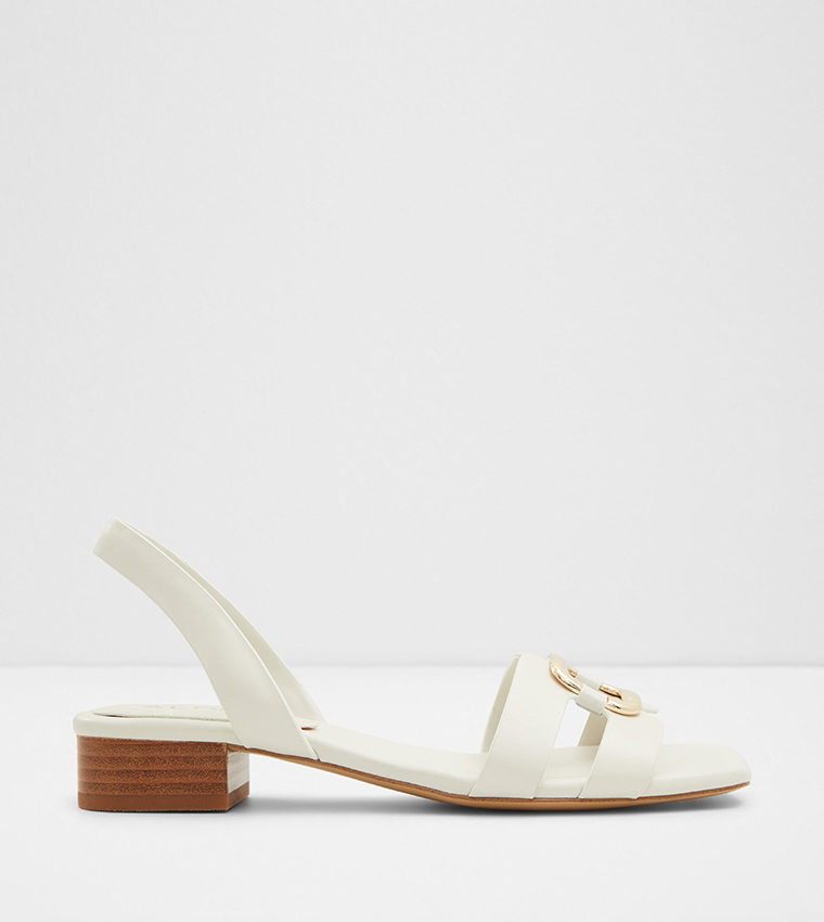 EBALAVER Metal Accent Sling Back Sandals