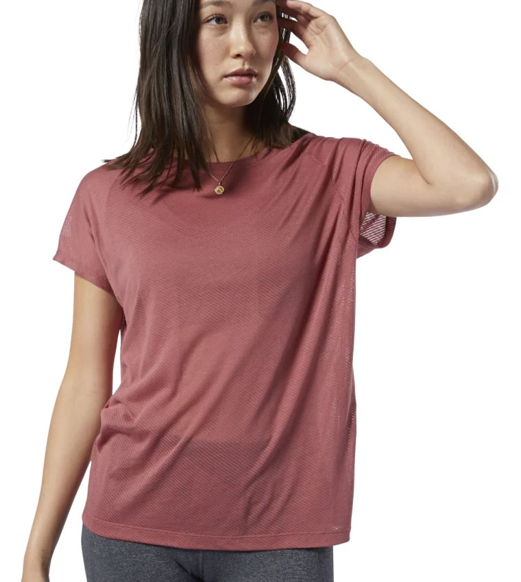 Buy Reebok Os Bo Tee Tops & Tshirts Pink In Pink