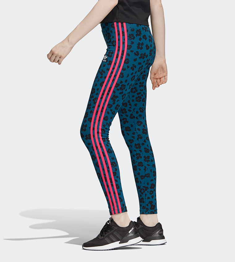 Buy adidas Women's FARM Rio Feelbrilliant AEROREADY Leggings Blue in KSA  -SSS