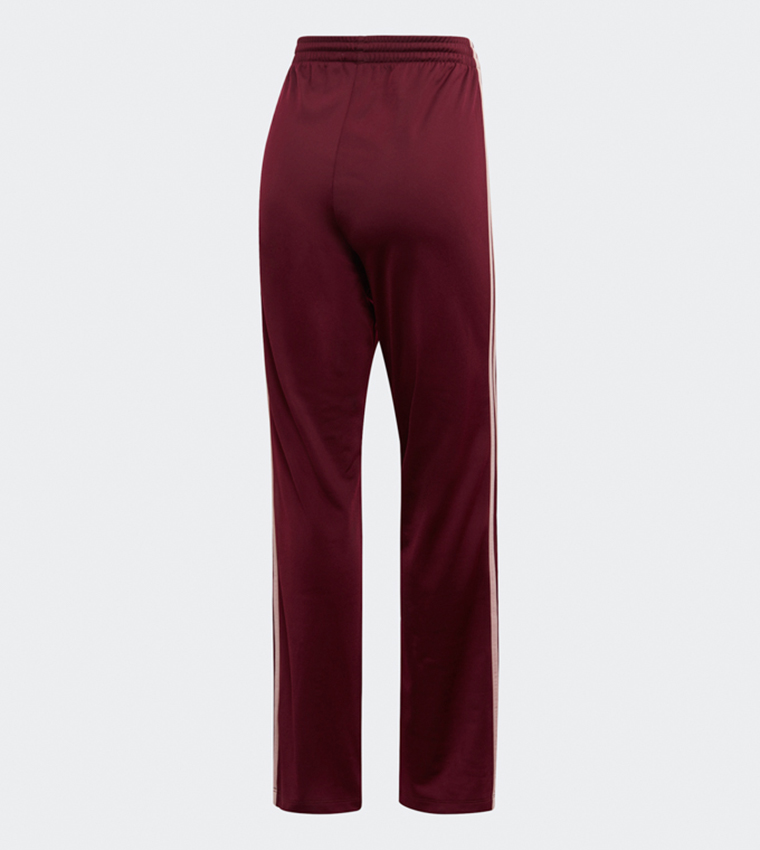 Maroon adidas track pants on sale