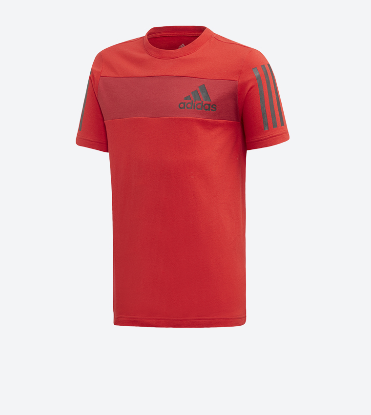 Buy Adidas Short Sleeve Sport Id T Shirt Red In Red 6thStreet Bahrain