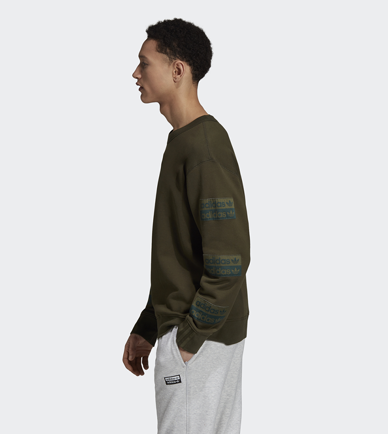 Khaki green adidas jumper best sale