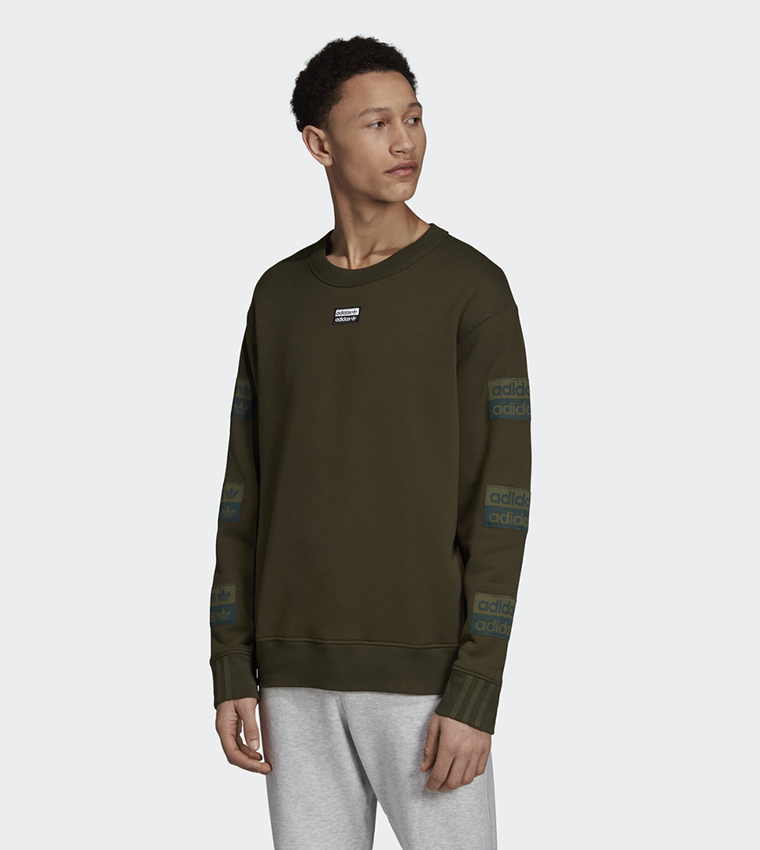 Khaki adidas jumper best sale