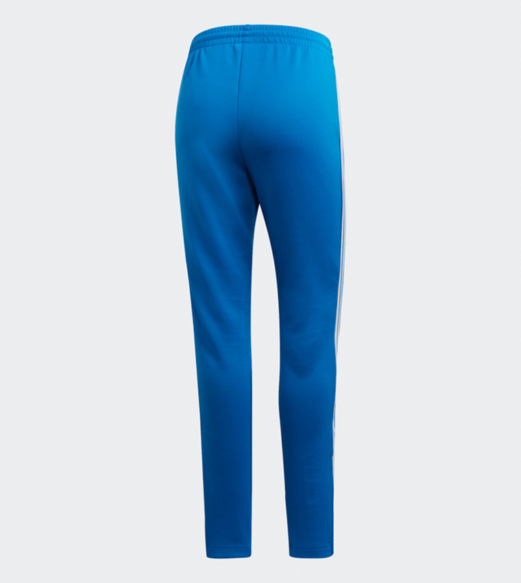 adidas Pearl Trefoil Cuffed Sweat Pants - Blue