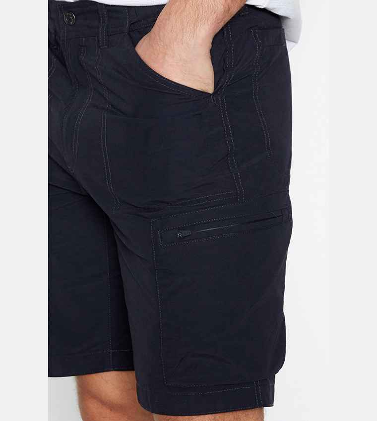 Buy Maine Water Resistant Cargo Shorts In Navy 6thStreet Qatar