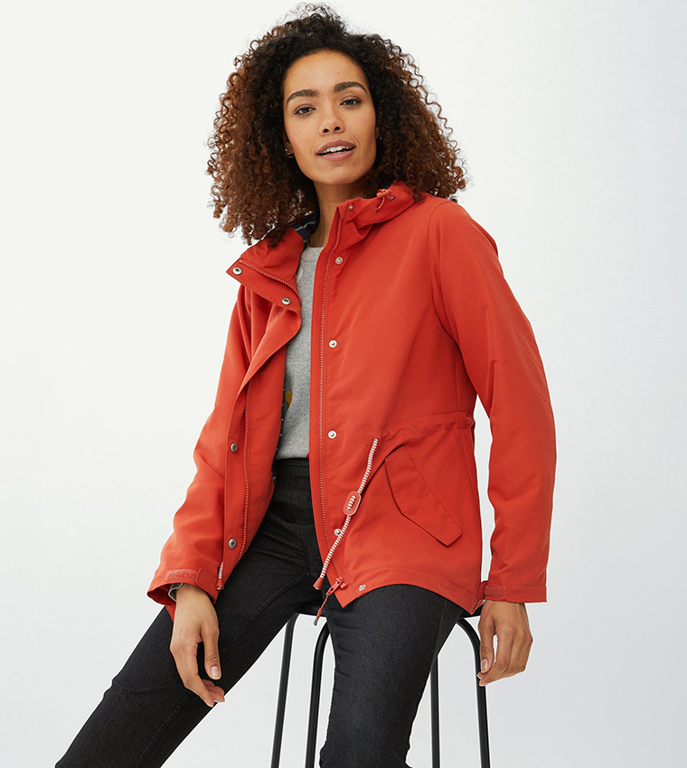 Jersey lined outlet rain jacket