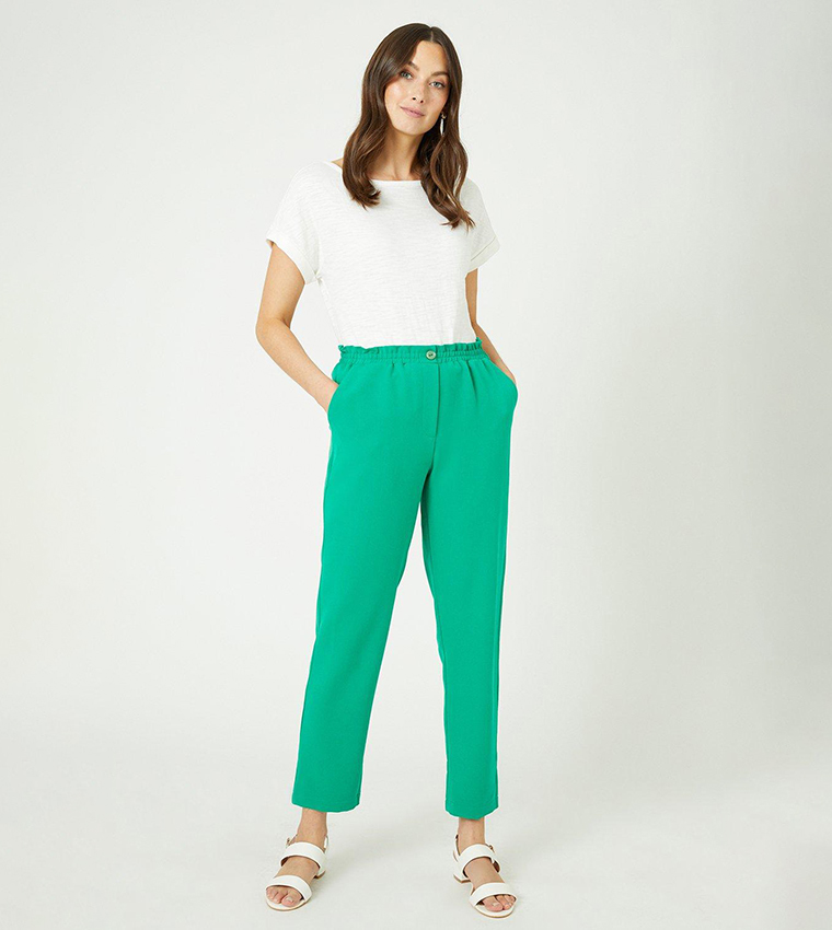 BRAX Wide leg Pants 'Maine' in Light Brown | ABOUT YOU