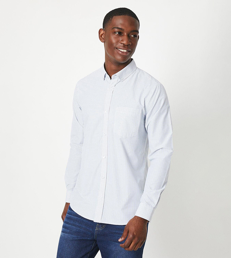 Tattersal Long Sleeves Checkered Shirt