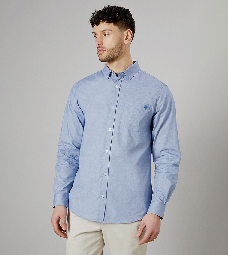 Textured Long Sleeves Shirt