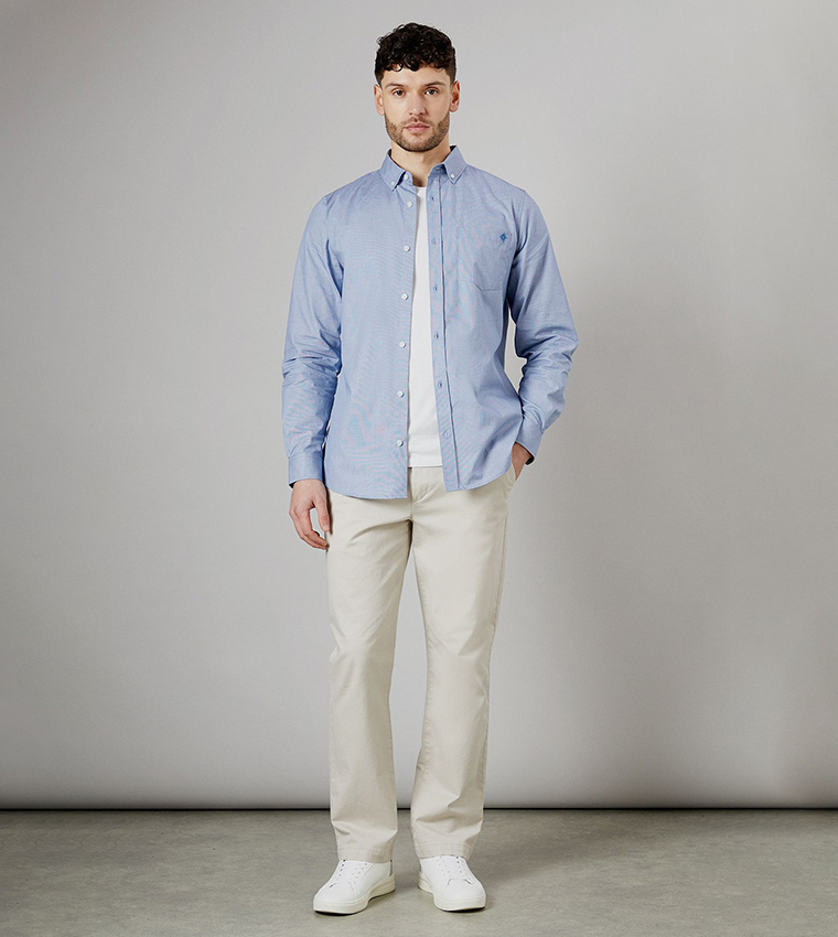Textured Long Sleeves Shirt