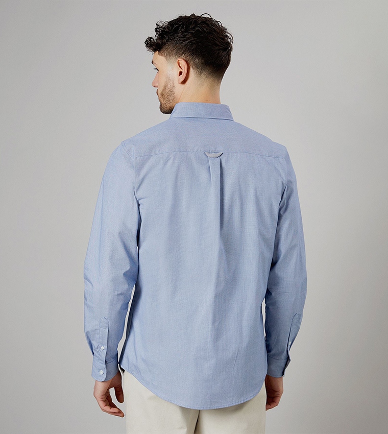 Textured Long Sleeves Shirt