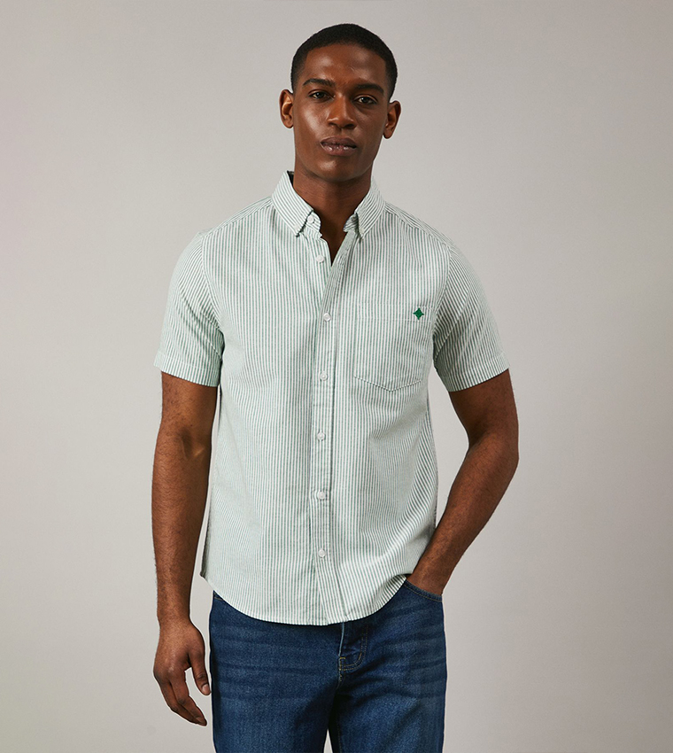 Striped Short Sleeves Shirt