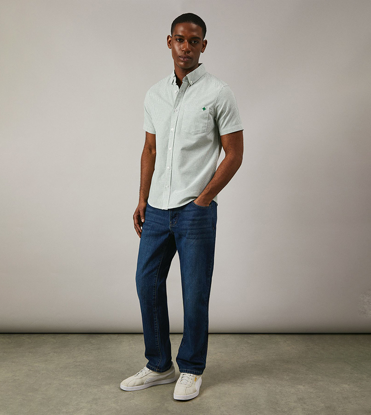 Striped Short Sleeves Shirt