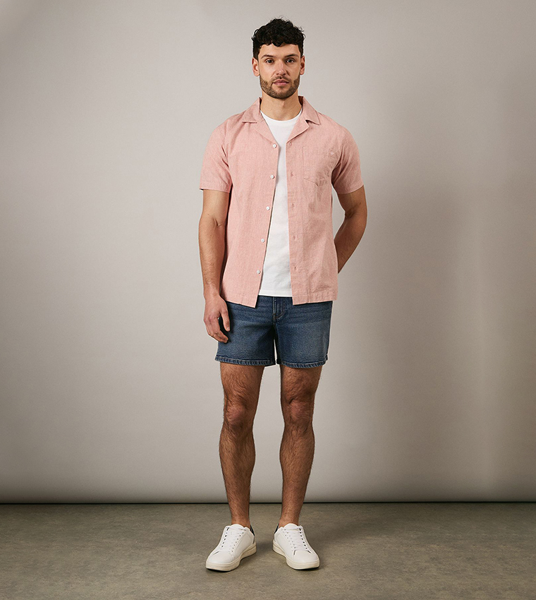 Mid Wash Denim Skipper Shorts
