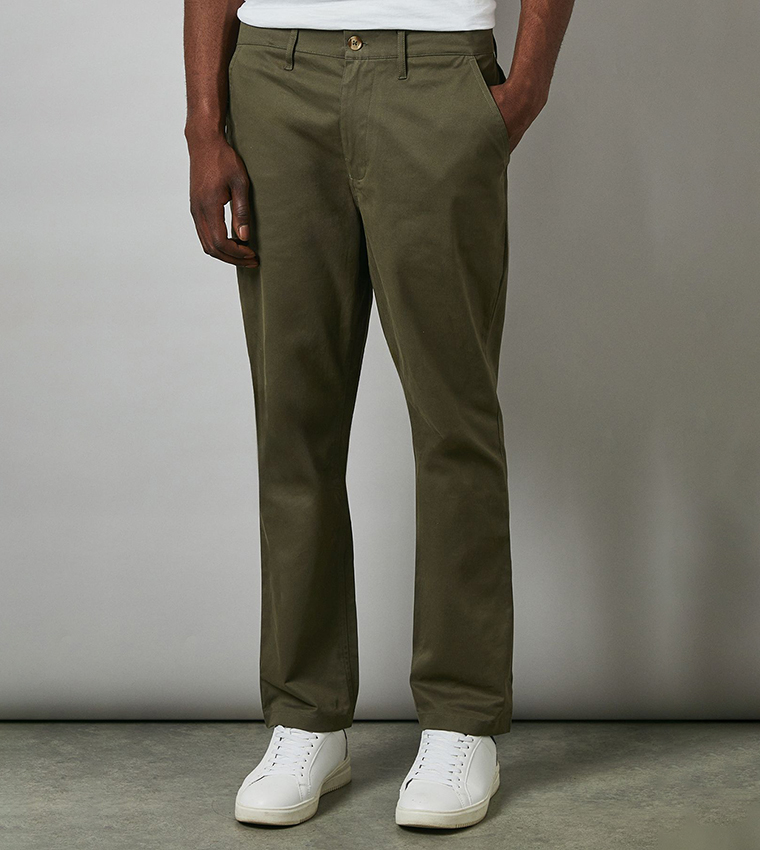 Premium Casual Solid Chinos