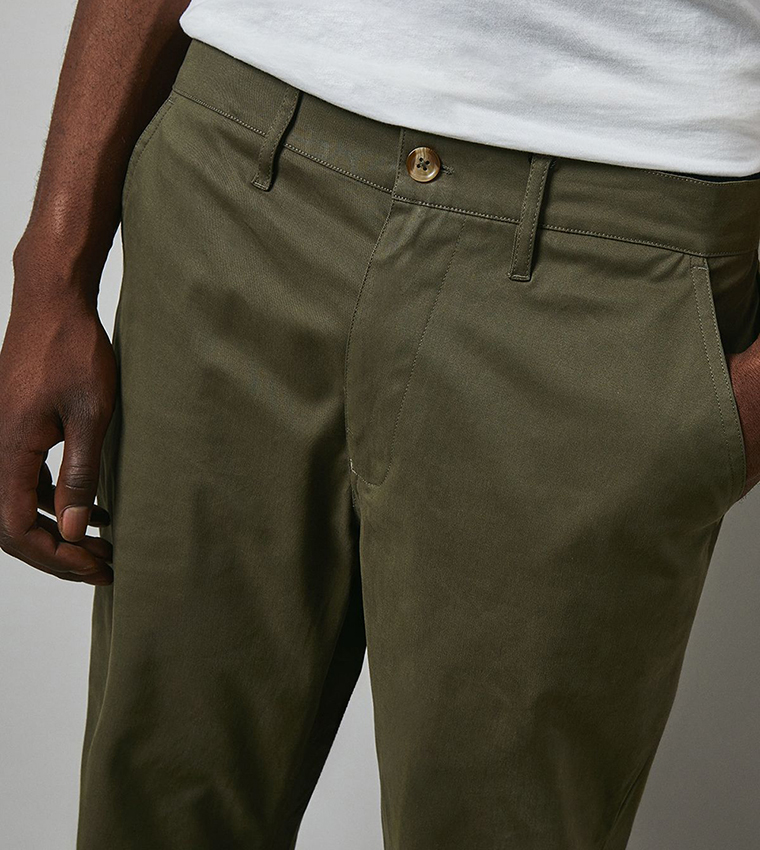 Premium Casual Solid Chinos