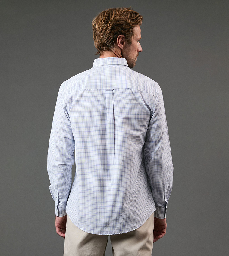 Country Check Long Sleeves Casual Shirt