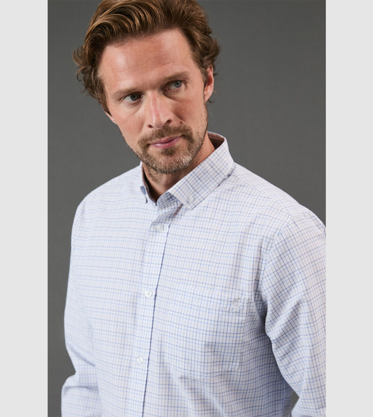 Country Check Long Sleeves Casual Shirt