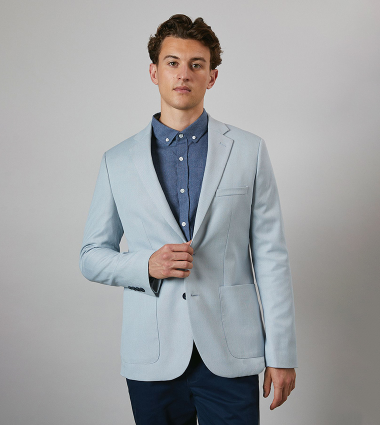 Patch Pocket Long Sleeves Blazer