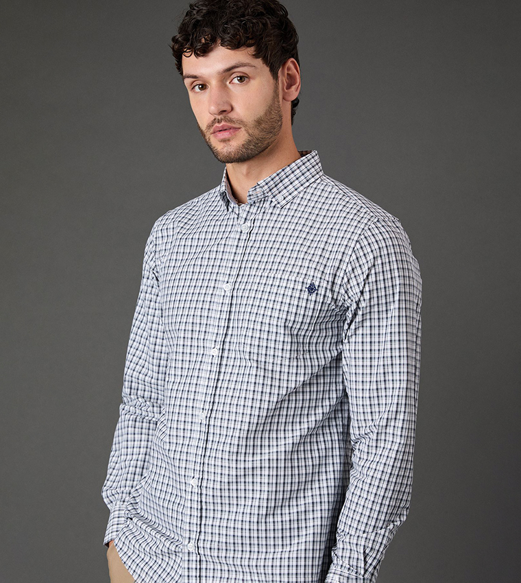 Check Classic Long Sleeves Casual Shirt