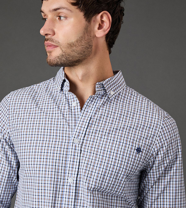 Heritage Check Long Sleeves Casual Shirt