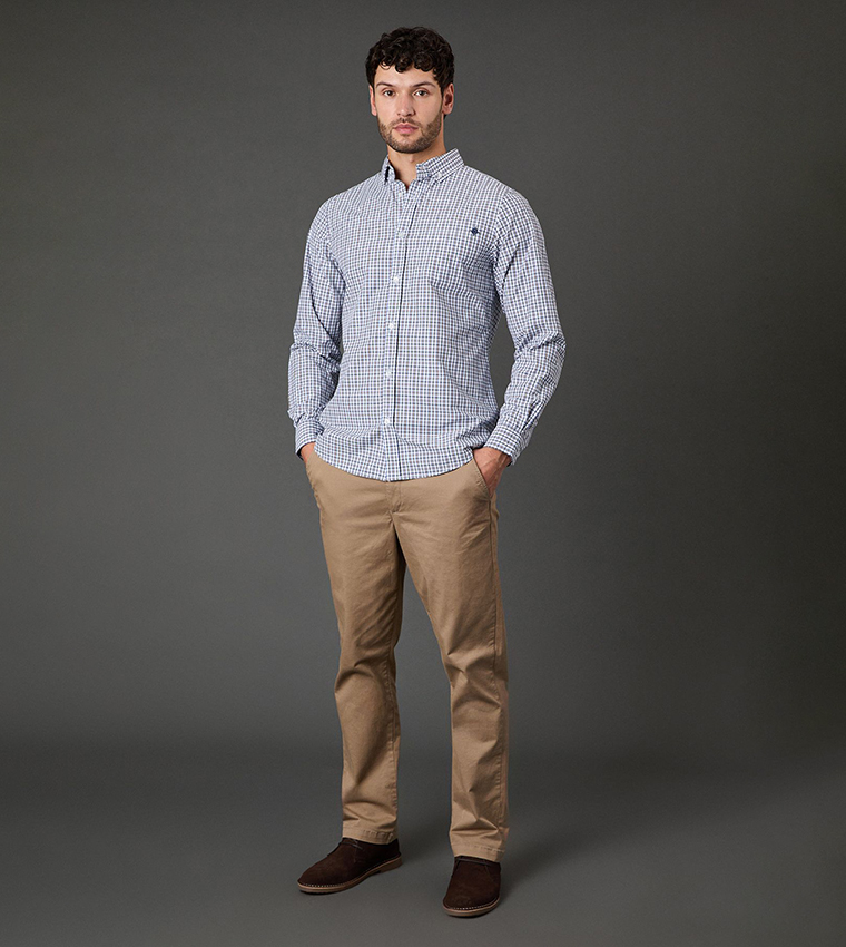 Heritage Check Long Sleeves Casual Shirt