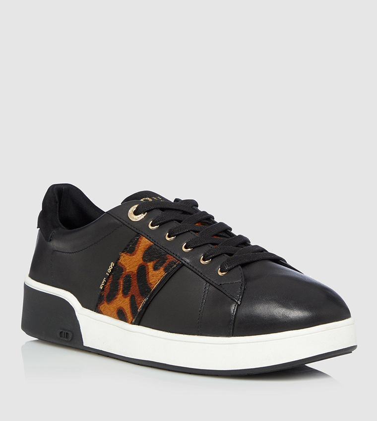 Dune orders elsie leopard trainers