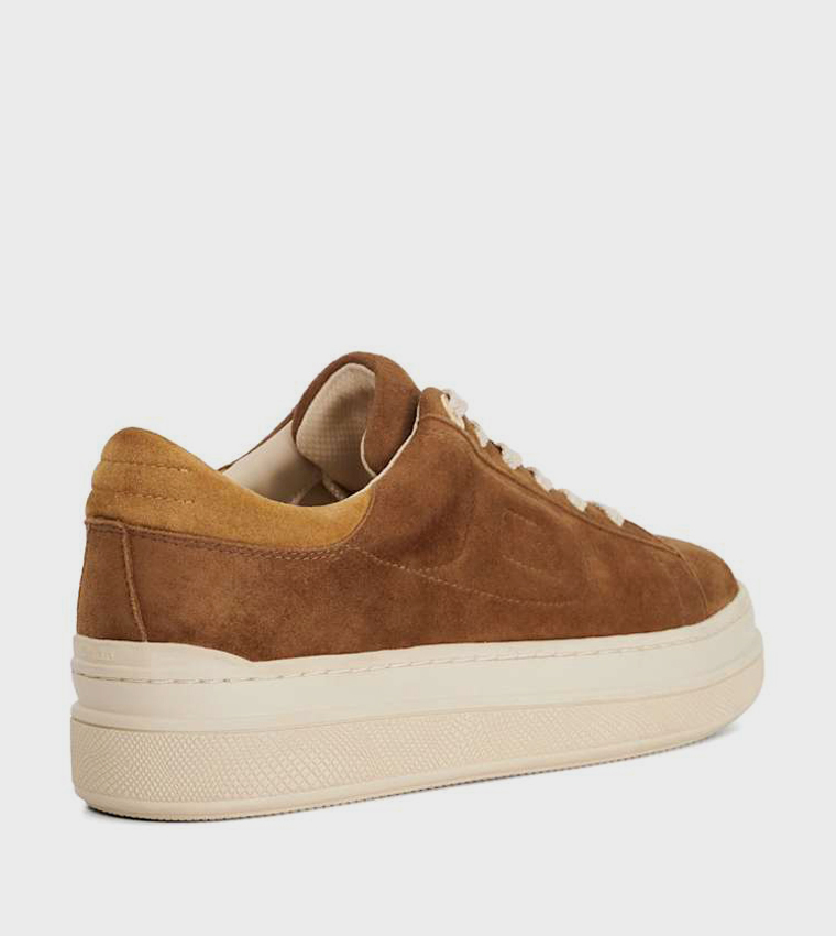 EDEN Round Toe Lace-Up Sneakers
