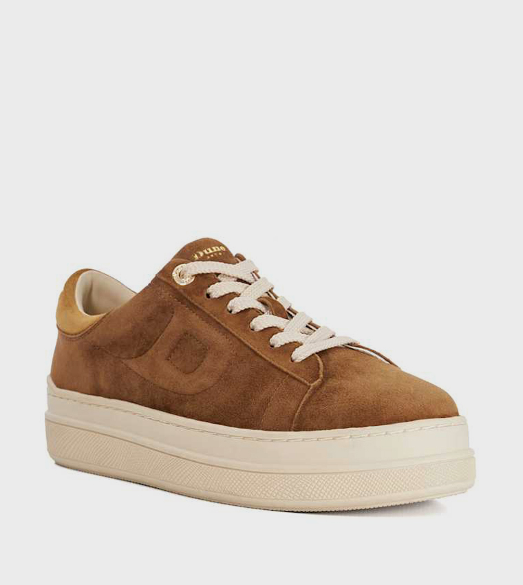 EDEN Round Toe Lace-Up Sneakers