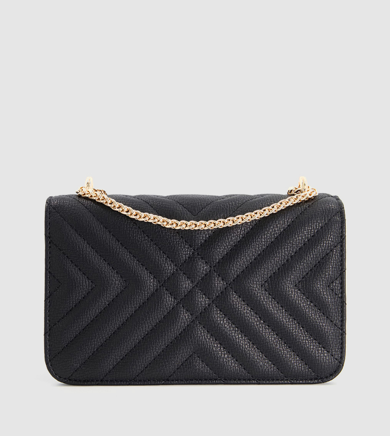 Dune black cheap quilted bag