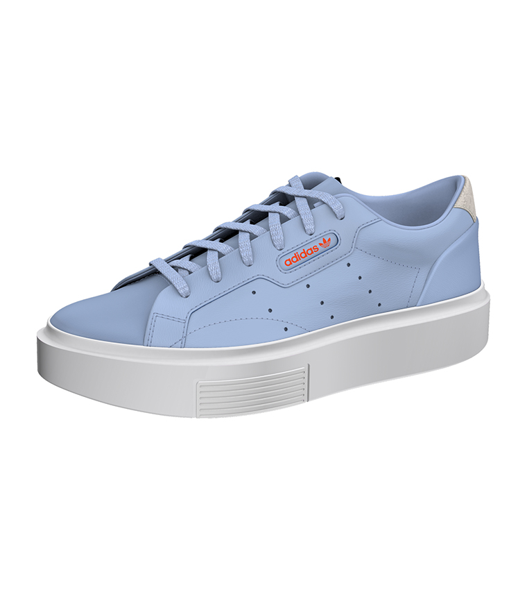 Buy Adidas Originals Sleek Super Shoes Glow Blue Glow Blue Ecru Tint In Blue 6thStreet Kuwait