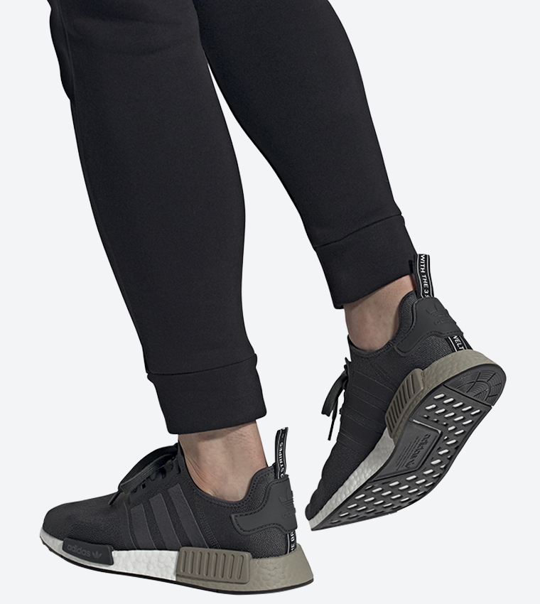 adidas gazelle silver green womens Adidas NMD R1 Core Black / Core Black / Solar Red (EE5107) – Prime main image 1