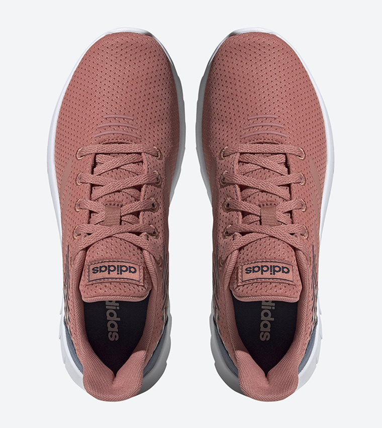 Buy Adidas Asweerun Mesh Detail Round Toe Sneakers Pink In Pink 6thStreet Oman