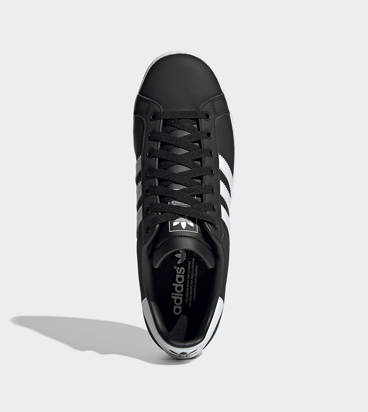 Adidas coast star shoes black top