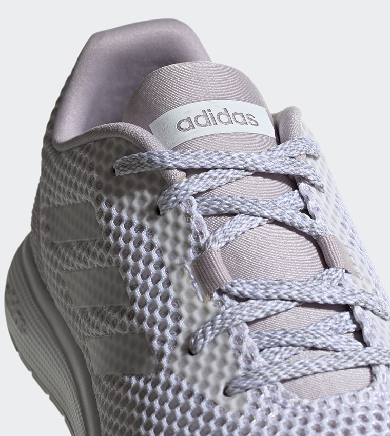 اديداس Round Toe Laceup Clouser Athletic shoes - White | 6thStreet.com قطر